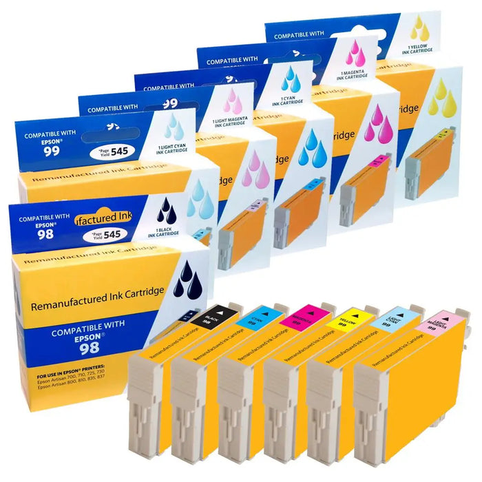 Printer Ink Cartridge for Epson Artisan 700; Epson Artisan 710; Epson Artisan 800; Epson Artisan 809 by Texas Depot