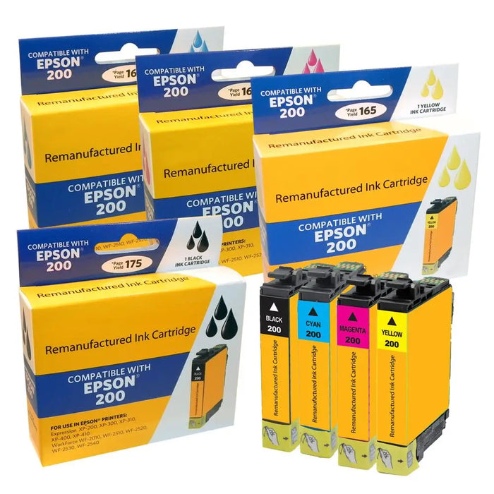 Printer Ink Cartridge for Epson Workforce WF-2520; Epson Workforce WF-2530; Epson Workforce WF-2540; by Texas Depot