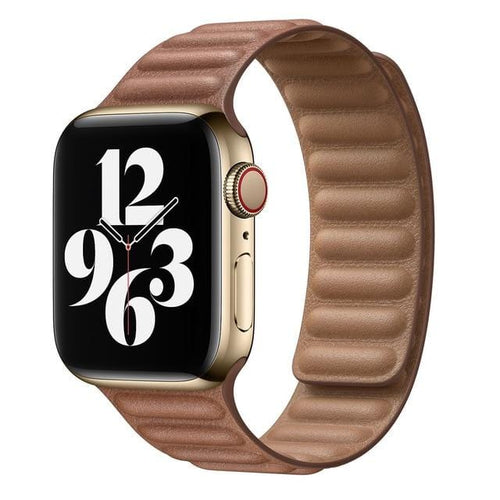 Leather Link Apple Watch Bands by Vogueen
