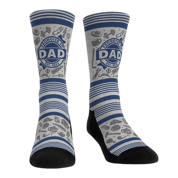Promoted To Dad by Rock 'Em Socks