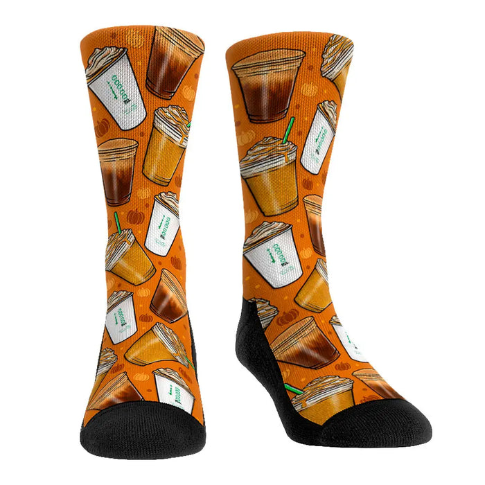 Pumpkin Spice Latte - All-Over by Rock 'Em Socks