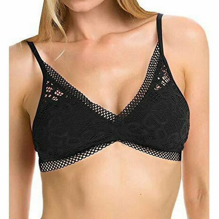 Becca by Rebecca Virtue Womens Captured Classic Bikini Top, Size Medium by Vanessa Jane