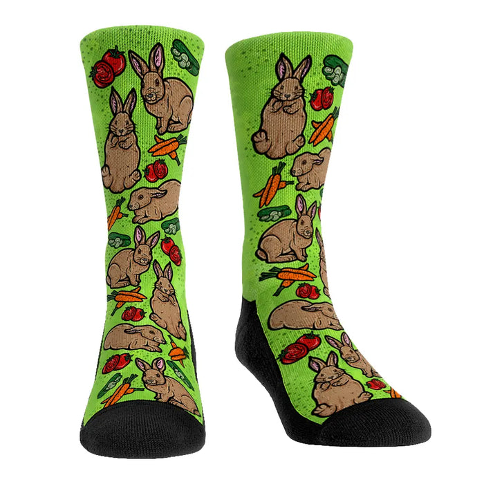 Rabbits All-Over by Rock 'Em Socks