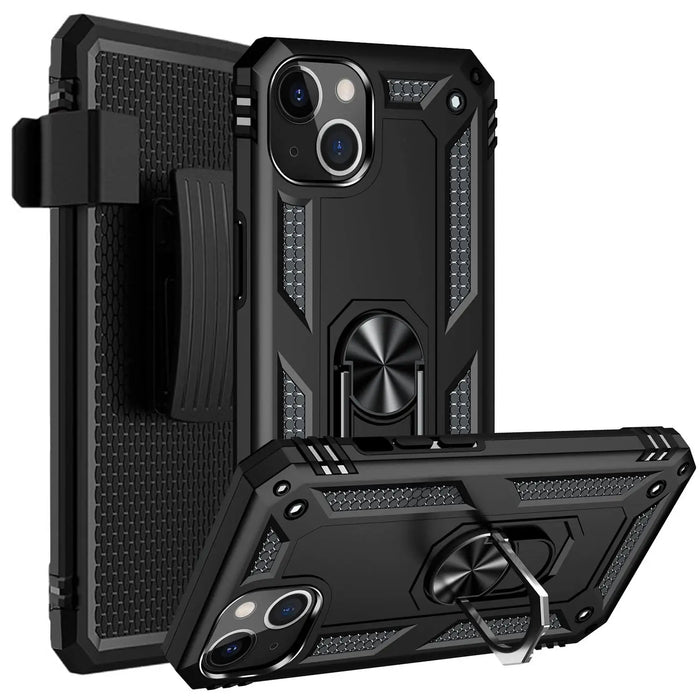 Raider Series Heavy-Duty Belt Clip Case - iPhone 14 & iPhone 13 - CP00131 by Zerodamage Sahara Case LLC