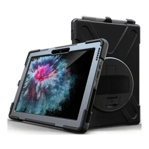 Raider X Series Heavy-Duty Hand Strap Case - Microsoft Surface Pro 6 and 7 and Surface Pro 7+ by Zerodamage Sahara Case LLC