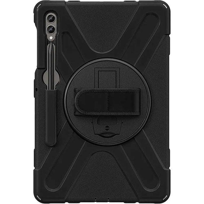 Raider X Series Heavy-Duty Hand Strap Case - Samsung Galaxy Tab S10+, Tab S9+, Tab S9 FE+, and Tab S8+ by Zerodamage Sahara Case LLC