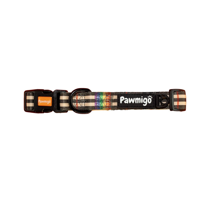 Rainbow Plaid Collar by Pawmigo
