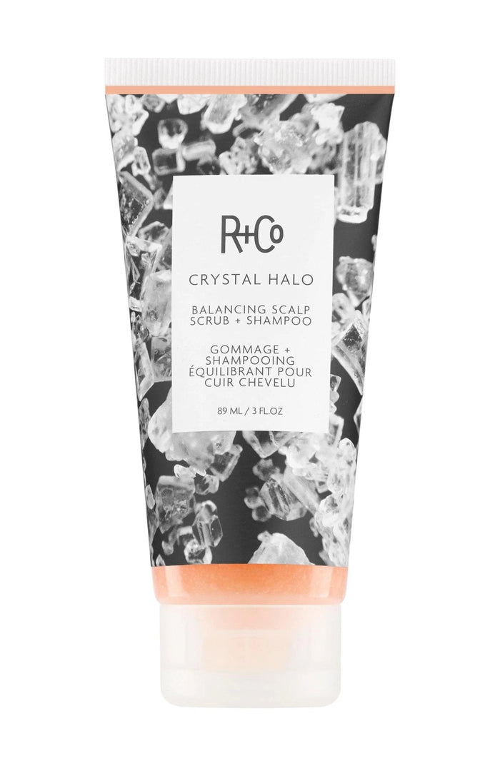 R+Co Crystal Halo Balancing Scalp Scrub + Shampoo, 3 oz