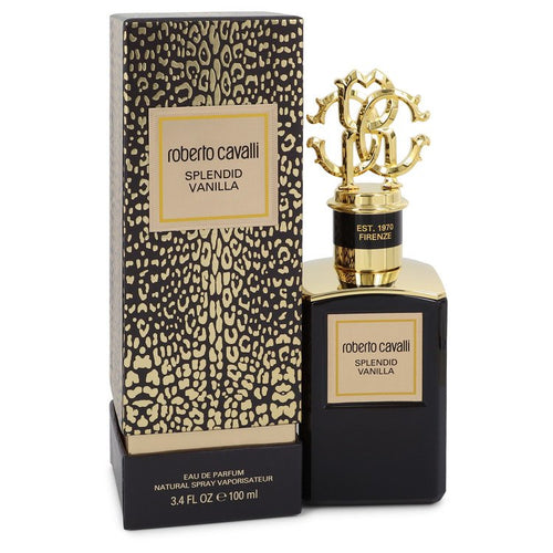 Splendid Vanilla by Roberto Cavalli Eau De Parfum Spray 3.4 oz for Women by Avera Group