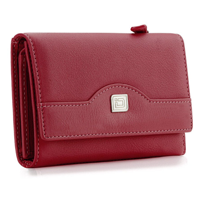 RFID Blocking Women's Leather Trifold Wallet by ID Stronghold
