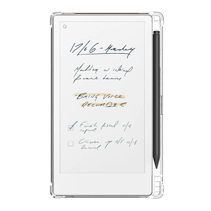 reMarkable Paper Pro Move 7.3" Clear Case - Anti-Shock Corners | Venture Series by Zerodamage Sahara Case LLC