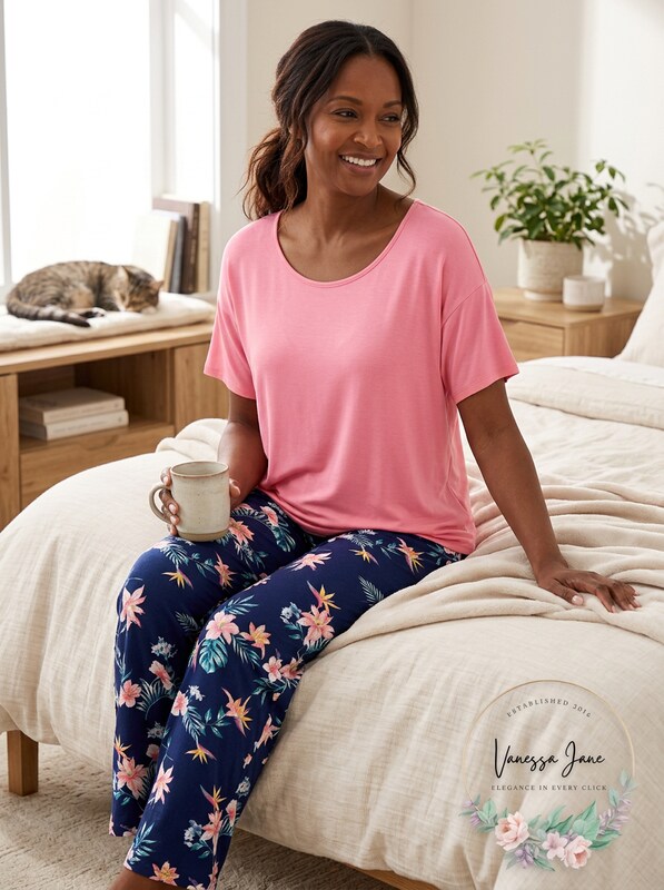 INC Super-Soft Short Sleeve Top, Pink Gemstone, Size XXL by Vanessa Jane