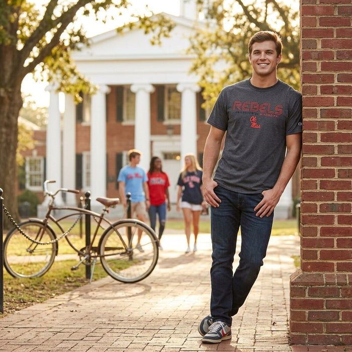 Champion NCAA Youth Boys Short Sleeve Jersey Shirt Ole Miss Rebels, Large by Vanessa Jane