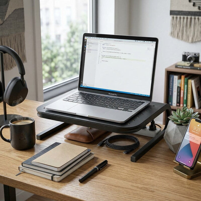 Handstands Metal Monitor Stand - Holds up to 80 lbs by Vanessa Jane