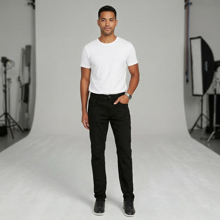 Buffalo David Bitton Mens Denim Slim Fit Straight Leg Jeans by Vanessa Jane