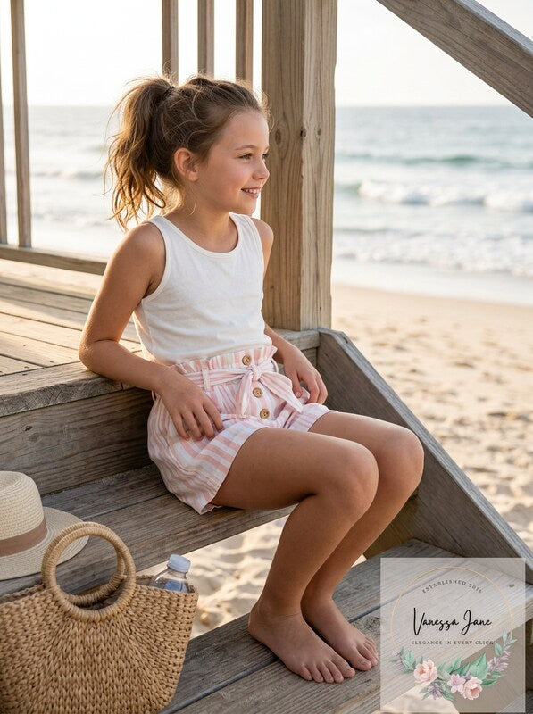 Rare Editions Big Girls Shorts,Size 10 by Vanessa Jane