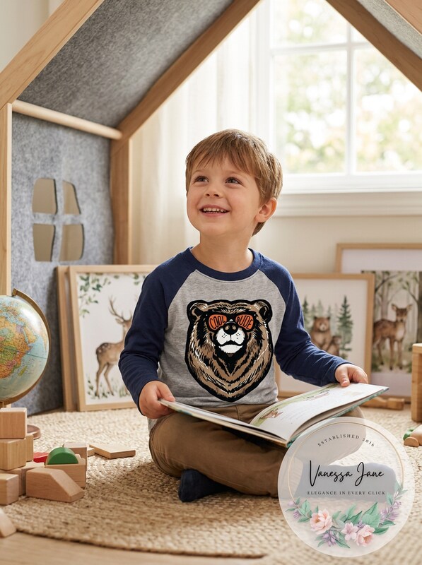 Carters Toddler Boys Print Cotton T-Shirt by Vanessa Jane