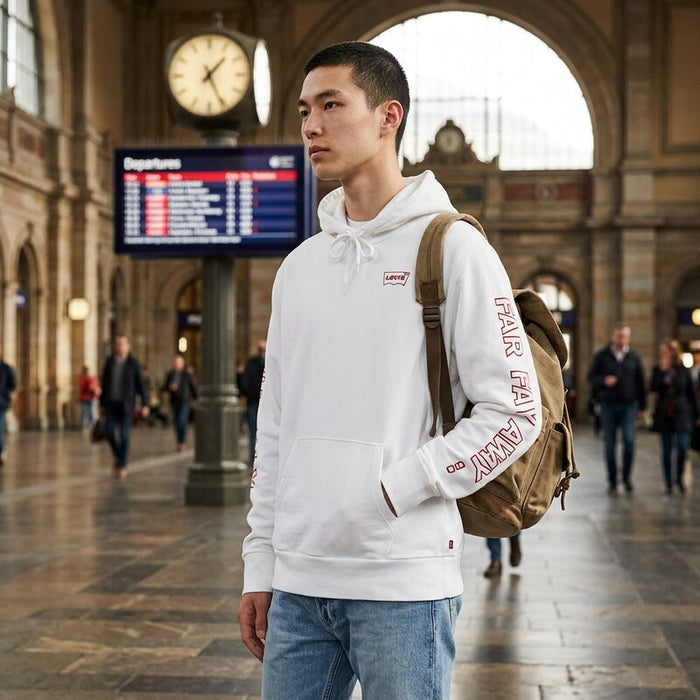 Levis Mens Star Wars Stormtrooper Hoodie ,White, Size Large by Vanessa Jane