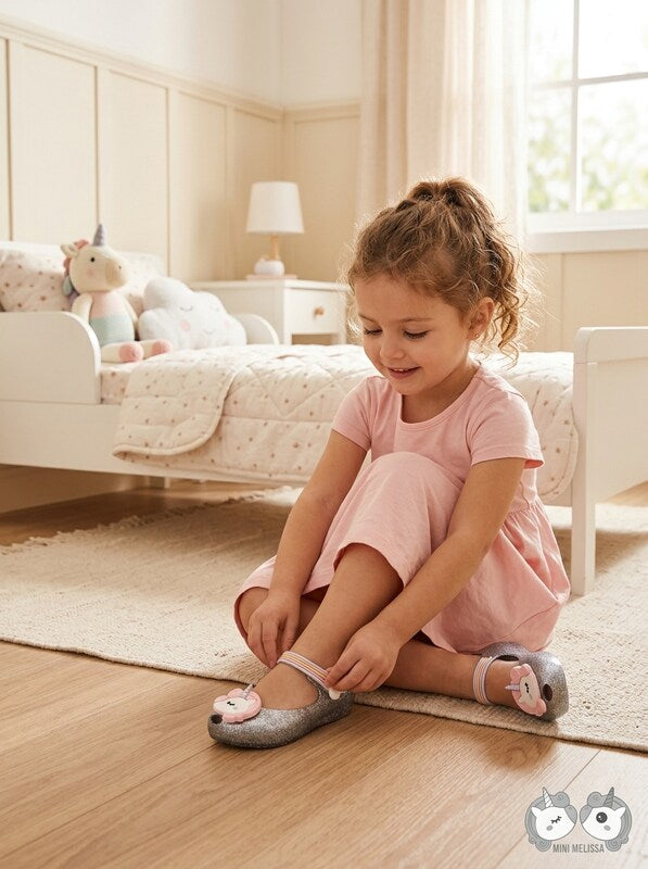 Mini Melisa Toddlers Girls Mini Ultragirl Unicorn Mary Jane, Size 5 by Vanessa Jane
