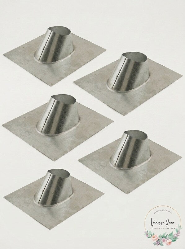 Lot of 5 Amerivent 4Ef Roof Vent Flashing, 4inches by Vanessa Jane
