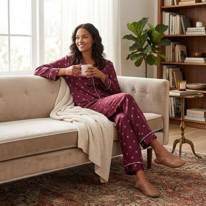 Alfani Women's Satin Pajama Pants by Vanessa Jane