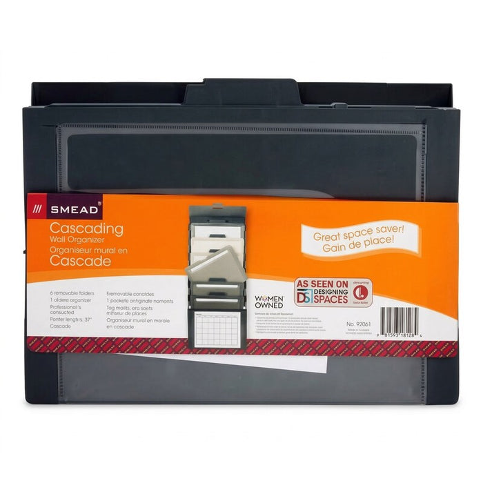 Smead Manufacturing Company SMD92061 Smead Cascading Wall Organizer Gray by Vanessa Jane
