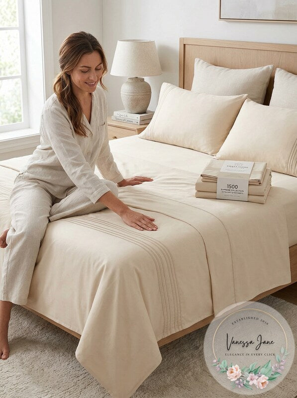 Sweet Home Collection 1500 Supreme Collection Extra Soft Queen Sheets Set by Vanessa Jane