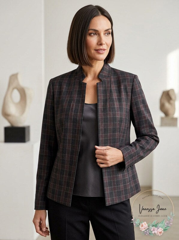 Nine West Open-Front Blazer Jacket, Size 10 by Vanessa Jane