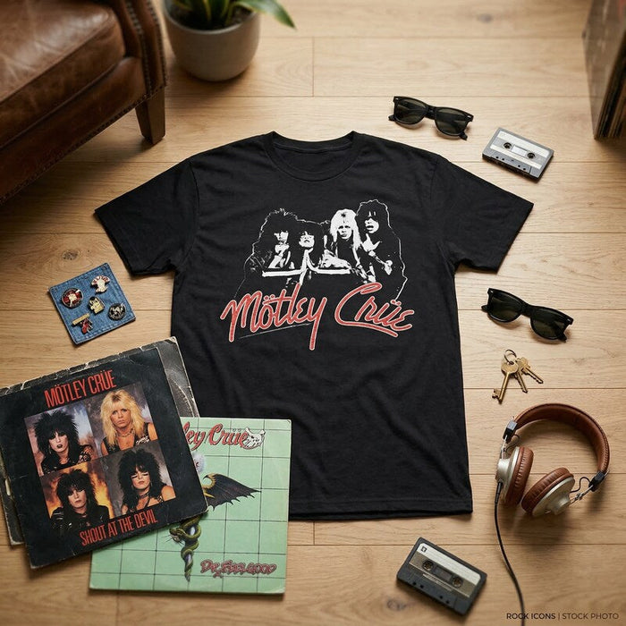 PacSun Mens Motley Group Posterize T-Shirt - Black Size Small by Vanessa Jane