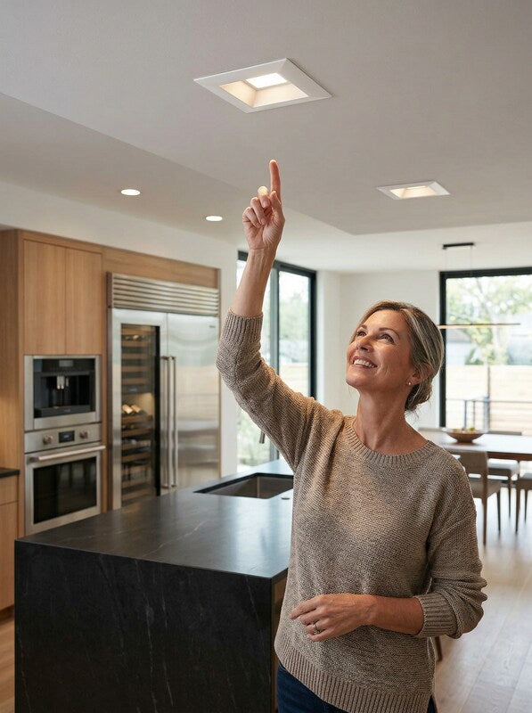 Progress Lighting P8171-30K 6 LED Square Retrofit Recessed Trim by Vanessa Jane