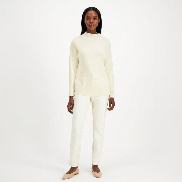 Alfani Embellished High-Neck Sweater, Size Large by Vanessa Jane