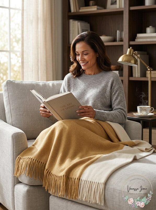 Carson Carrington Ventspils Faux Cashmere Throw by Vanessa Jane