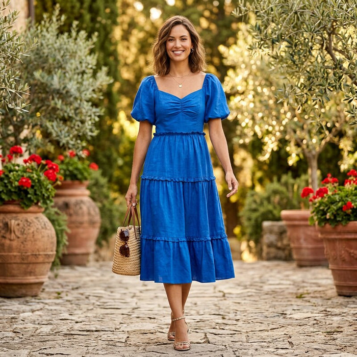Lucy Paris Mischa Tiered Dress, Size XS by Vanessa Jane