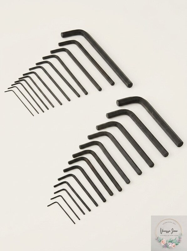 KC Professional 97325 25 Piece Long and Short Arm Hex Wrench Set by Vanessa Jane