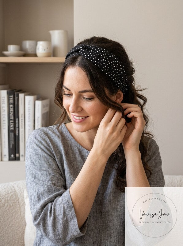 Lucky Brand Crescent-Print Headband by Vanessa Jane