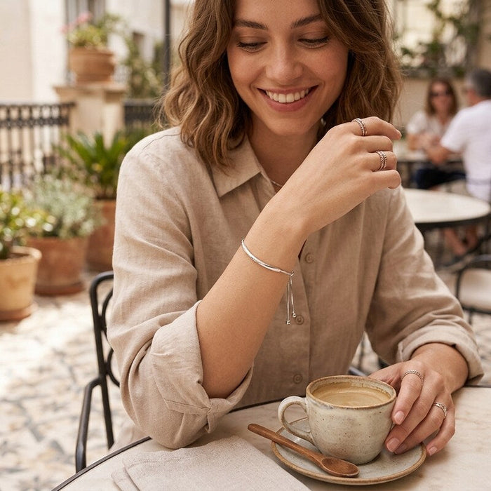 Charter Club Twist Bar Slider Bracelet by Vanessa Jane