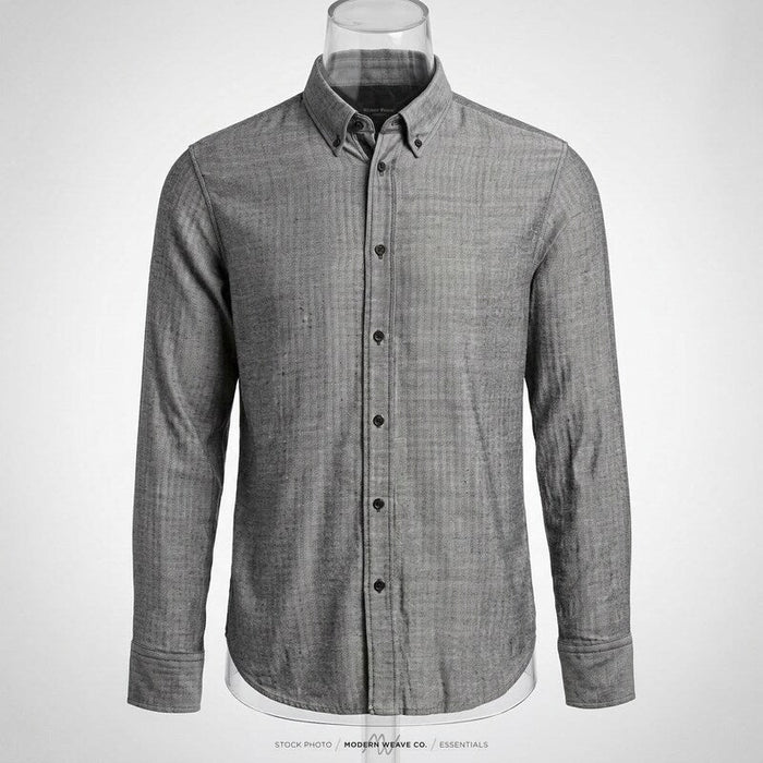 Rag and Bone Fit 2 Tomlin Herringbone Shirt, Size Small by Vanessa Jane
