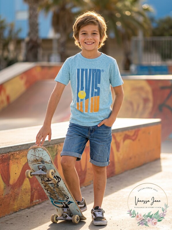 Levis Boys Endless Levis Logo T-Shirt, Size 6 by Vanessa Jane