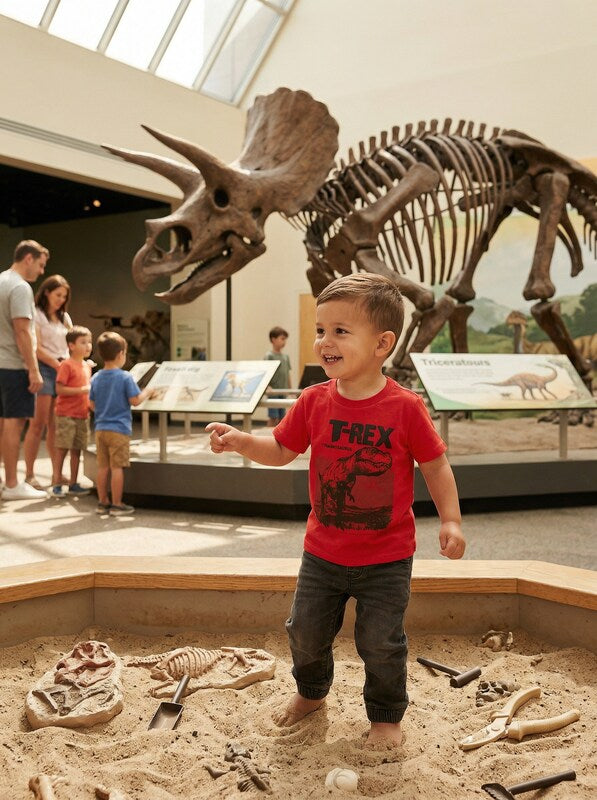 Epic Threads Toddler Boys Red T-Rex T-Shirt, Size 2T by Vanessa Jane