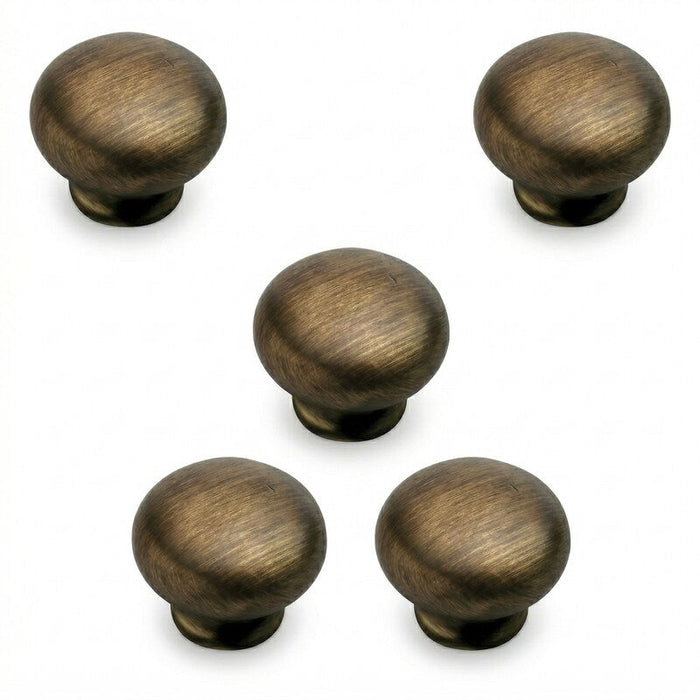 Hickory Hardware Cottage 1-1/8 Inch Mushroom Cabinet Knob, 5 Pack by Vanessa Jane