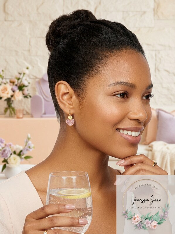 Holiday Lane Gold-Tone 2-Pc. Set Pave Stud and Drop Earrings by Vanessa Jane