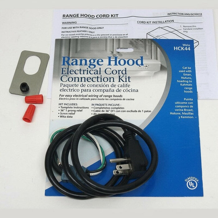 Broan Power Cord Kit for Cabinet Mount Range Hoods by Vanessa Jane