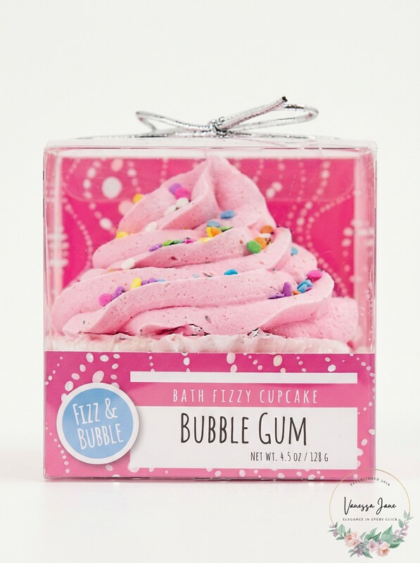 Fizz & Bubble Bubble Gum Bath Fizzy Cupcake by Vanessa Jane