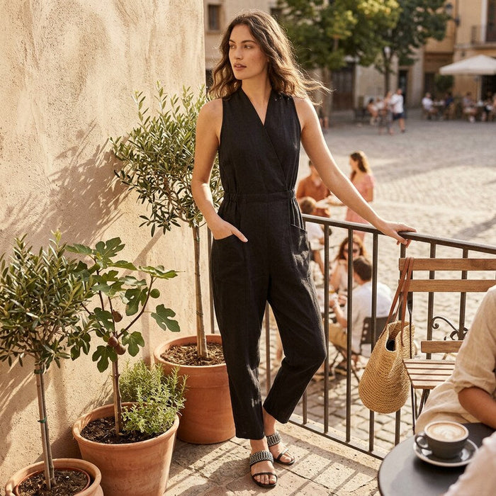 Joie Lucie Silk Jumpsuit, Size Small by Vanessa Jane