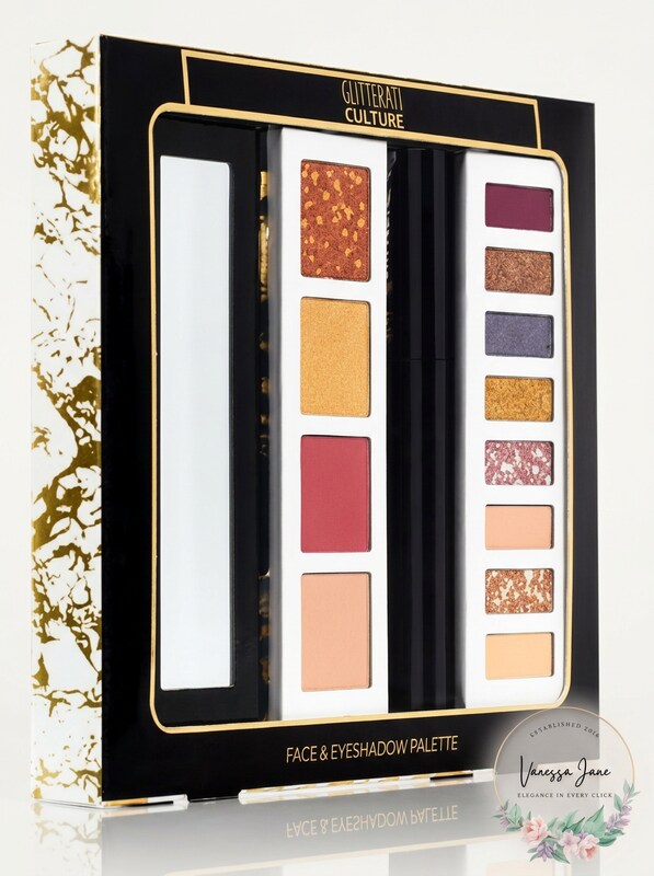 Glitterati Culture Double-Sided Face and Eyeshadow Palette by Vanessa Jane