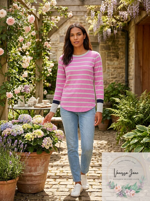 Nic+Zoe Vital Striped Top Sweater Pullover, Size XL by Vanessa Jane