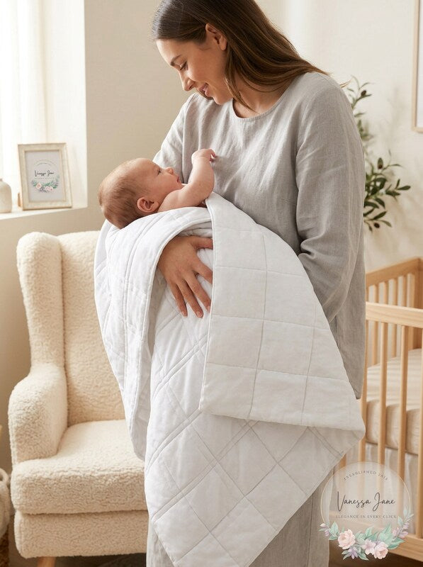 Clean Spaces Antimicrobial Filled 50″ x 60″ Throw by Vanessa Jane