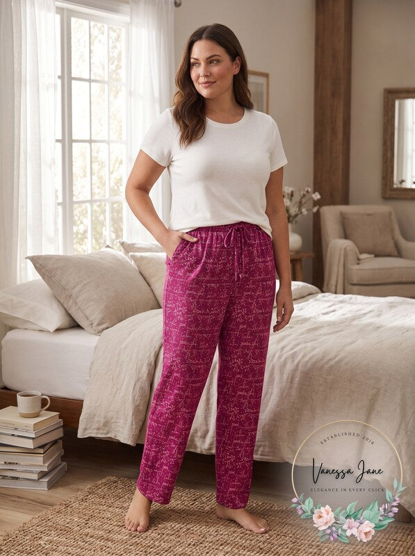 Dreams and Co Plus Size Womens Knit Sleep, Large -18-20 by Vanessa Jane