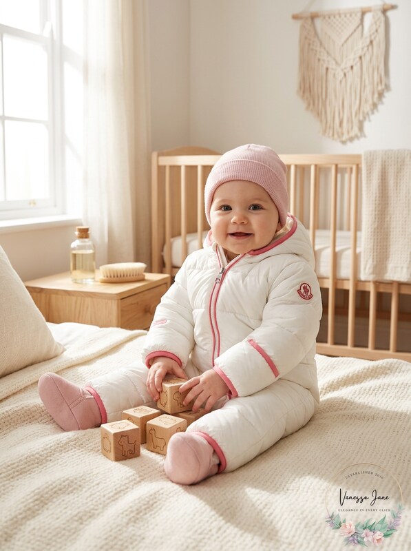 Michael Kors Baby Girls 1-Pc. Hooded Pram Snowsuit, 6-12 months by Vanessa Jane