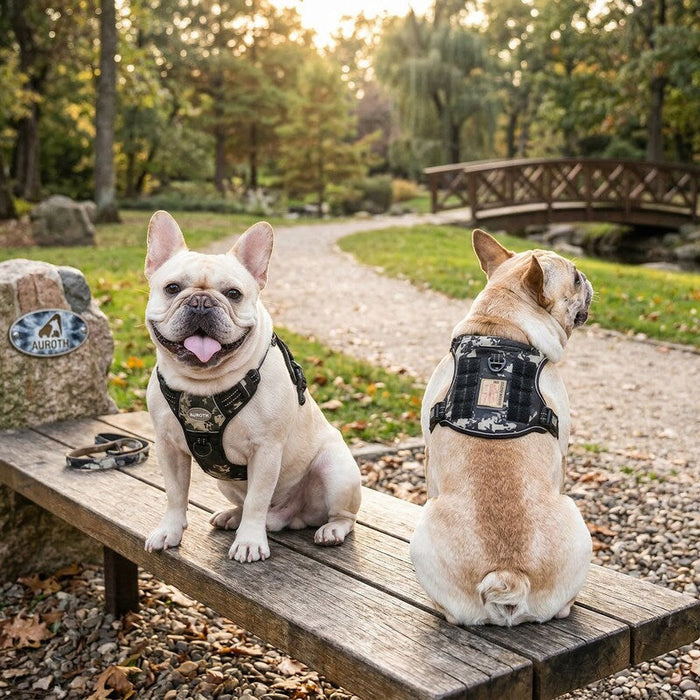 Auroth Dog Harness – Tactical and Training Reflect Harness – Black, Small by Vanessa Jane